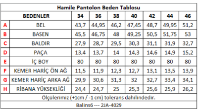 5 Cepli Hamile Pantolon Orta Mavi - Thumbnail