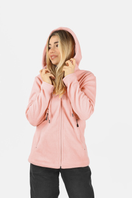 Kadın Kapüşonlu Sweatshirt Pembe - Thumbnail