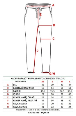 Kadın Paraşüt Pantolon - Thumbnail