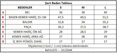 Kadın Şort Siyah Effect Siy-Effect - Thumbnail